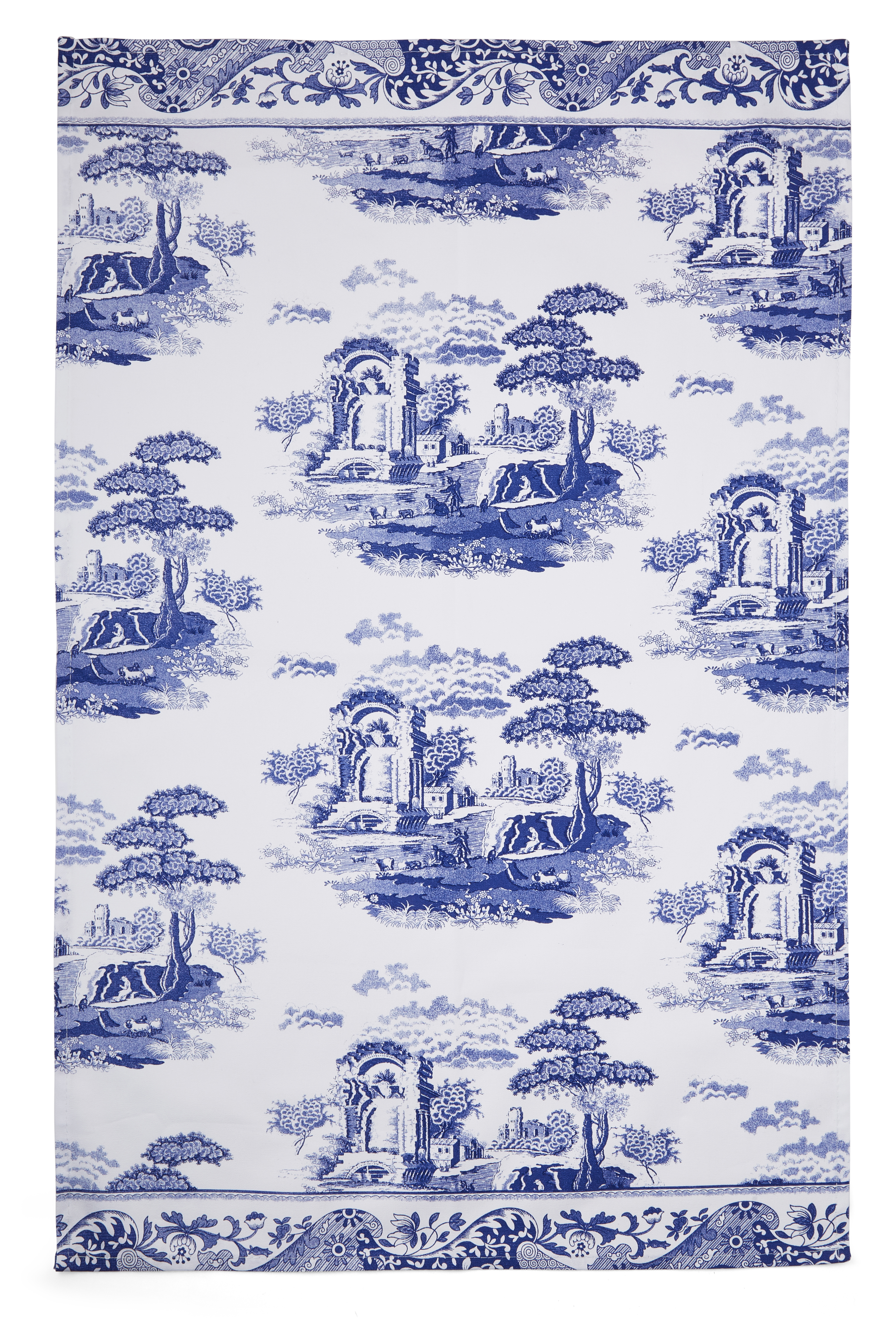 Blue Italian Tea Towel image number null